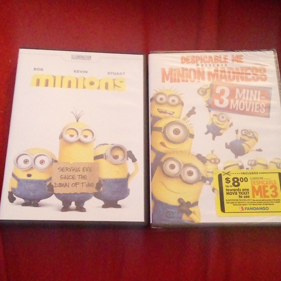 Minions Movie And Minion Madness, Lot Of 2. (2 for $15) - Picture 1 of 6
